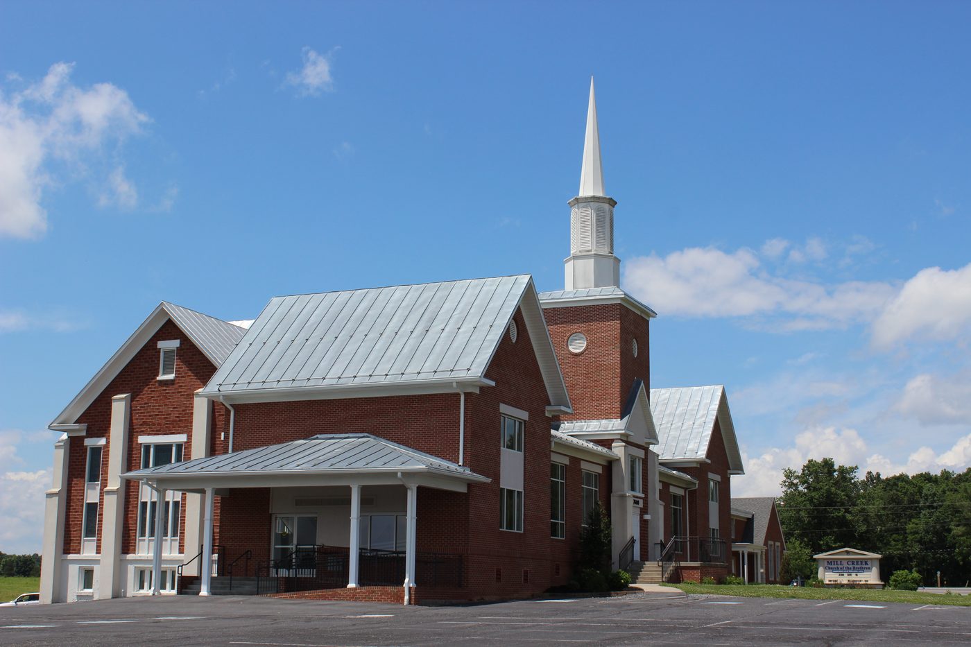 Mill Creek Church of the Brethren meetinghouse near Port Republic, Virginia