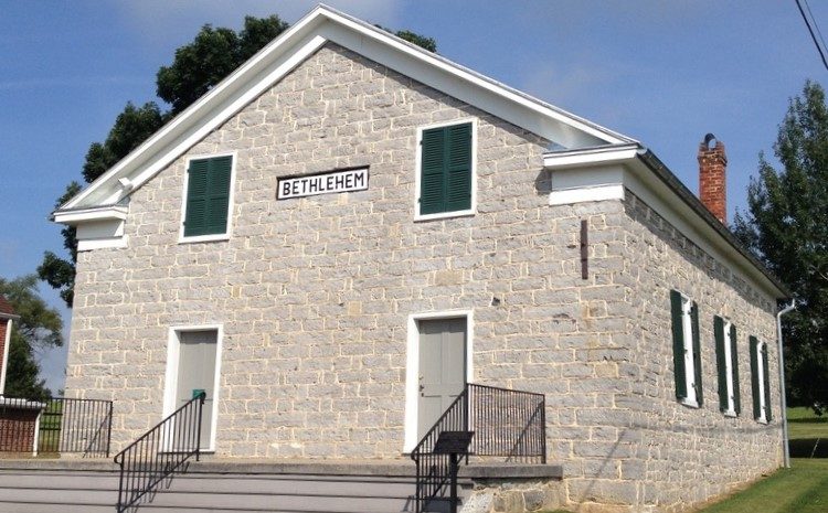 The Bethlehem Stone Church at Tenth Legion, Rockingham County, built 1844