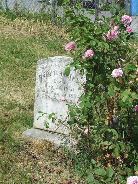 Headstones at the Early Cemetery near Harrisonburg, Virginia